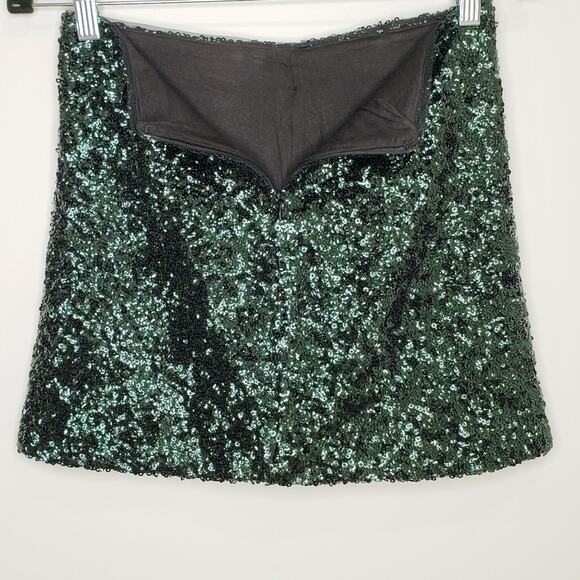 Cooperative Sequence Emerald Green Mini Skirt - Picture 3 of 8